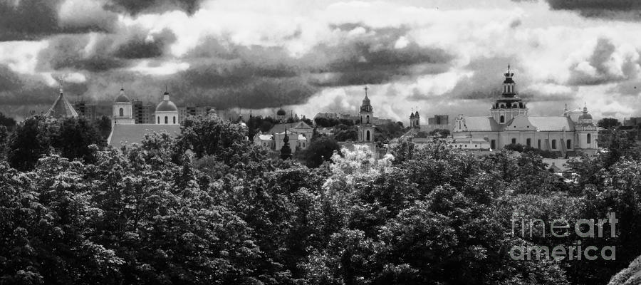 Vilnius Lithuania panorama 3 Photograph by Rudi Prott