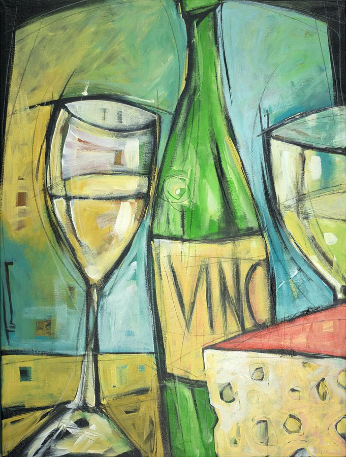 Vin Et Fromage Painting by Tim Nyberg