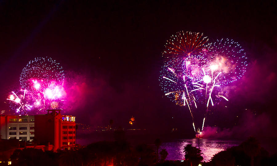 Vina Fireworks Photograph by Kent Nancollas