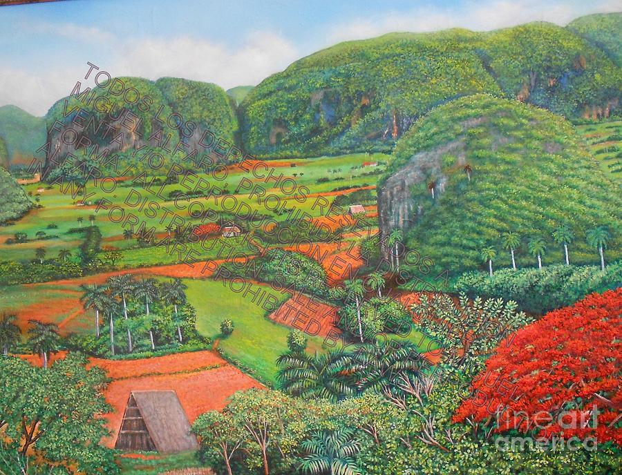 Vinales Valley. Valle De Vinales Painting