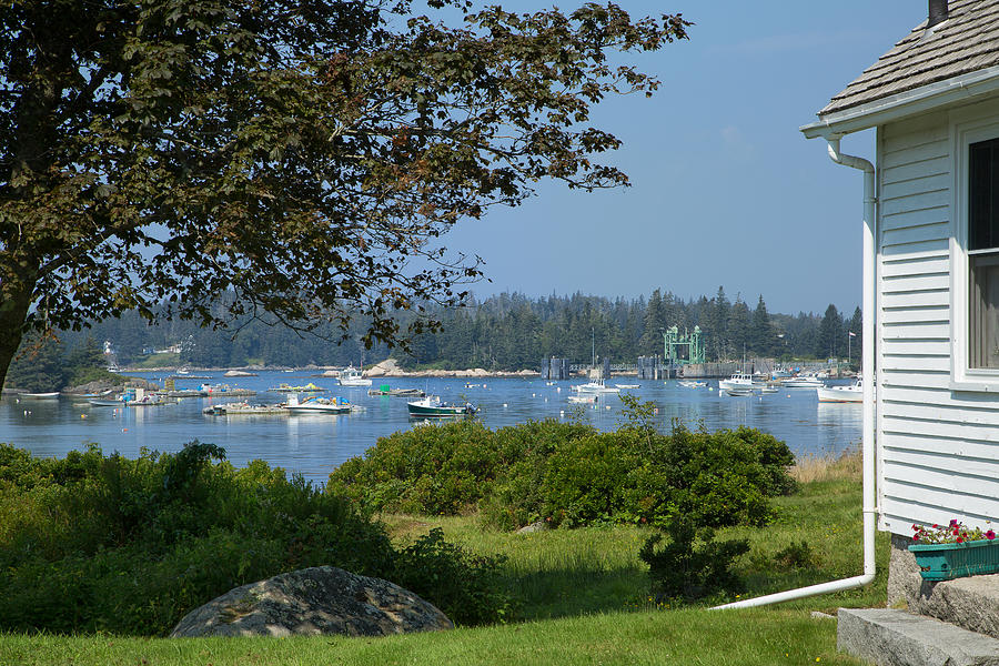 Boat Photograph - Vinalhaven Harbor III by Norm Rodrigue