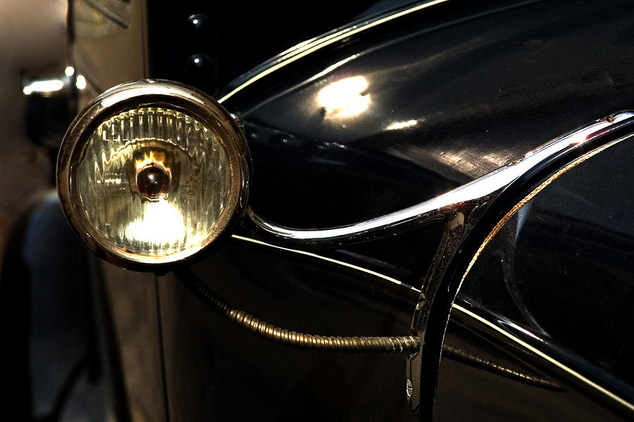Vinatage Car Headlight 6815 Photograph by Brent L Ander