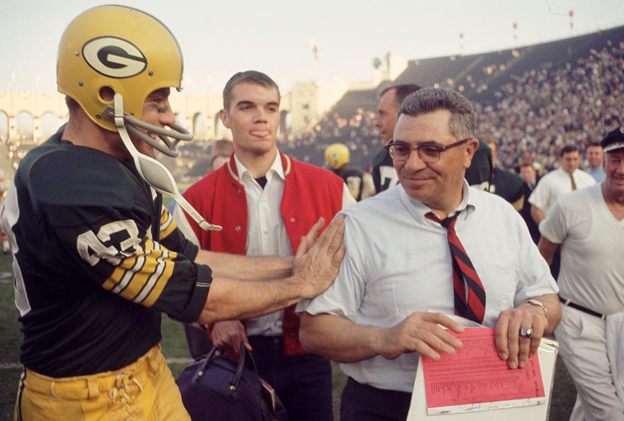 Vince Lombardi Congratulated Photograph by Retro Images Archive