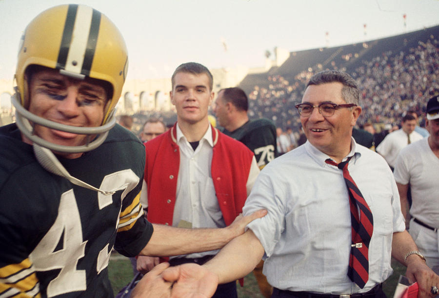 Vince Lombardi Shaking Hands Photograph by Retro Images Archive - Fine ...