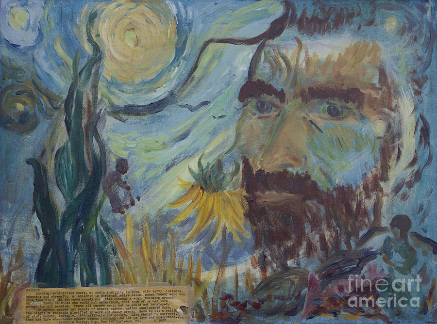 Impressionistic Artists Painting - Vincent by Avonelle Kelsey