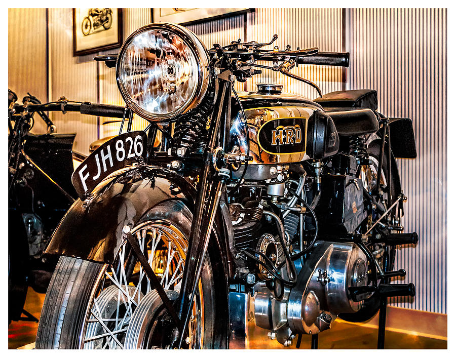 Motorcycle Photograph - Vincent HRD by Steve Benefiel