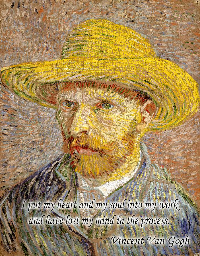 Vincent Van Gogh Quotes 1 Photograph by Andrew Fare