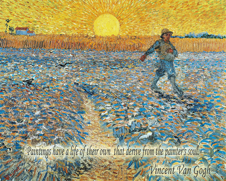 Vincent Van Gogh Quotes 5 Photograph by Andrew Fare
