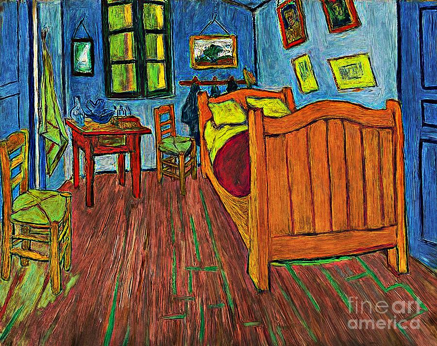 Vincents Bedroom Photograph by John  Kolenberg
