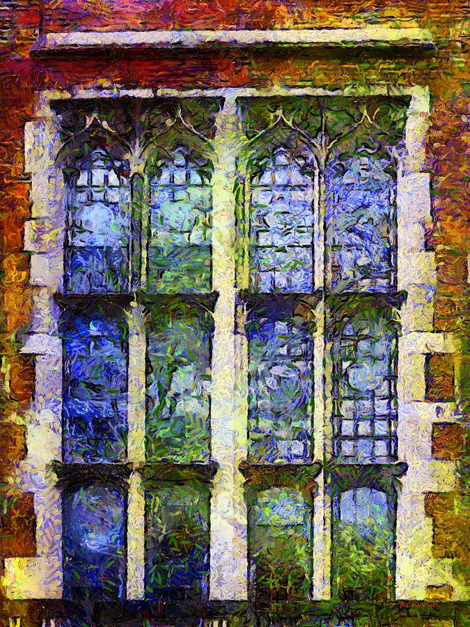 Vincents Window Painting by RC DeWinter