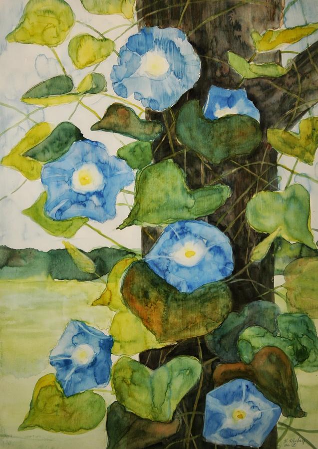 Vine Painting by Helen Hickey Vine Painting by Helen Hickey