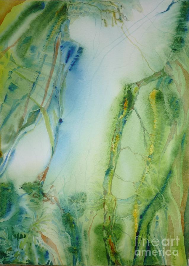 Vines Painting by Donna Acheson-Juillet