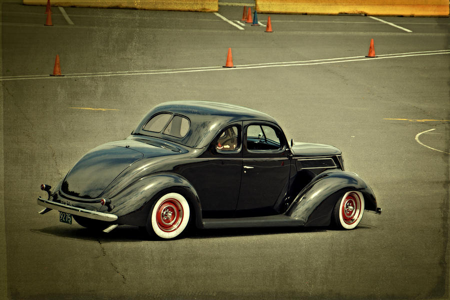 Vintage 1939 Ford Coupe Hot Rod Photograph by Mike Martin