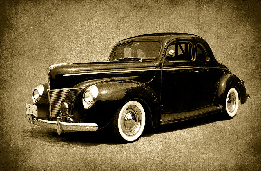 Vintage 1940 Ford Photograph by Steve McKinzie