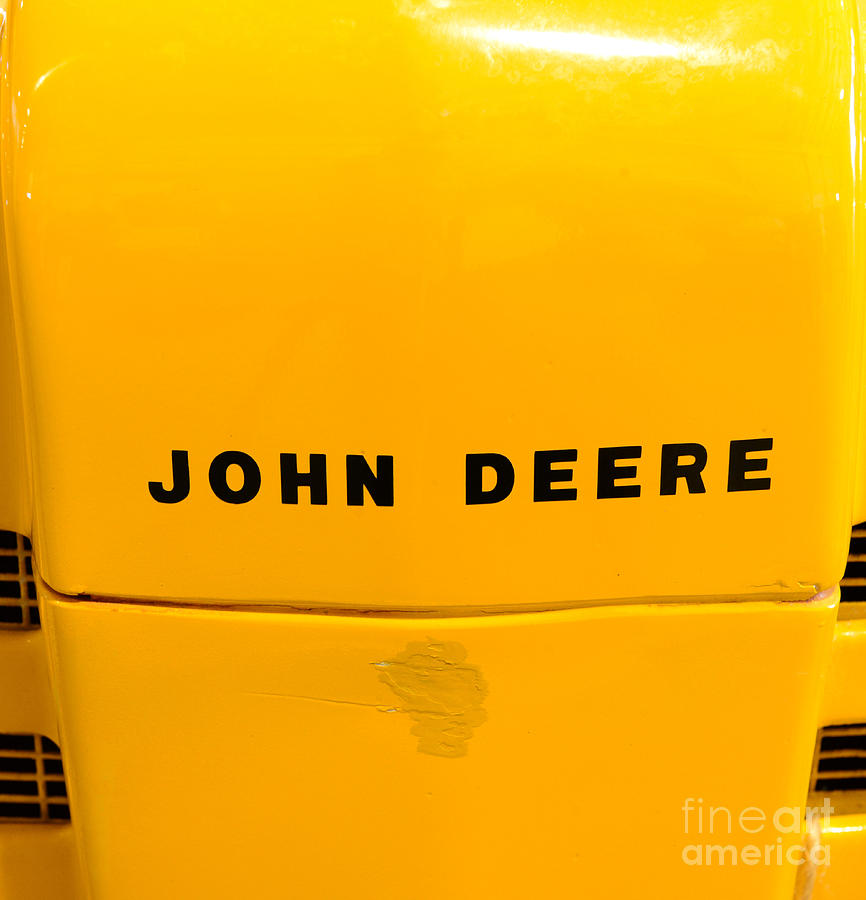 Paul Ward Photograph - Vintage 1952 John Deere Tractor In Yellow by Paul Ward Paul Ward Photograph - Vintage 1952 John Deere Tractor In Yellow by Paul Ward