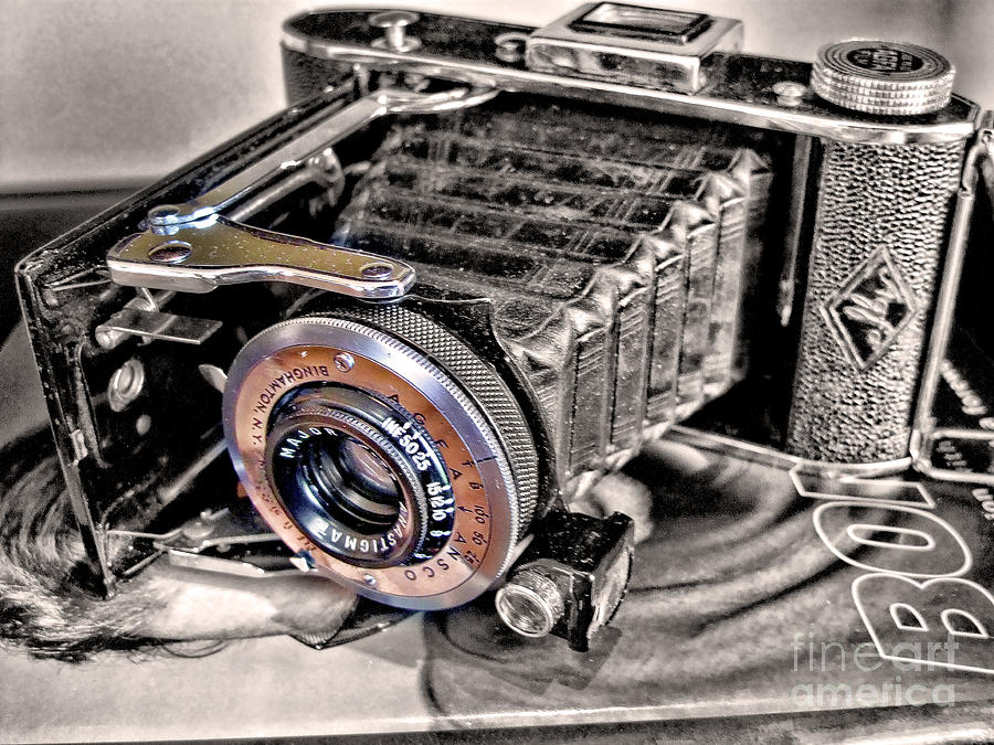 Vintage Accordion Camera Photograph by Jason Abando