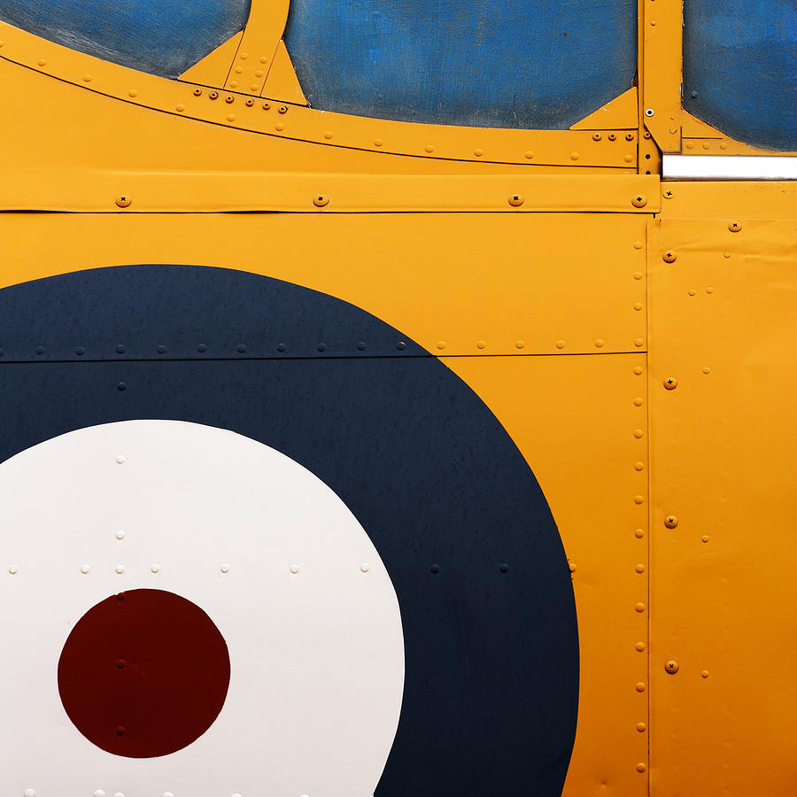 Vintage Airplane Abstract Design Photograph by Carol Leigh