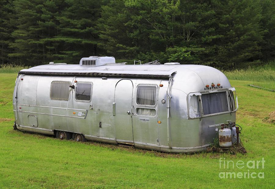 Vintage Airstream Trailer Photograph by Edward Fielding