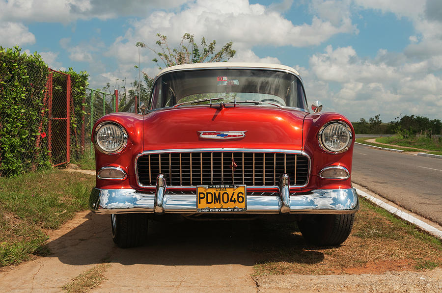 Vintage American Car In Cuba Photograph by John Elk Iii
