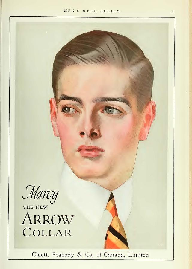 Ad Photograph - Vintage Arrow Shirts Advert by Georgia Clare