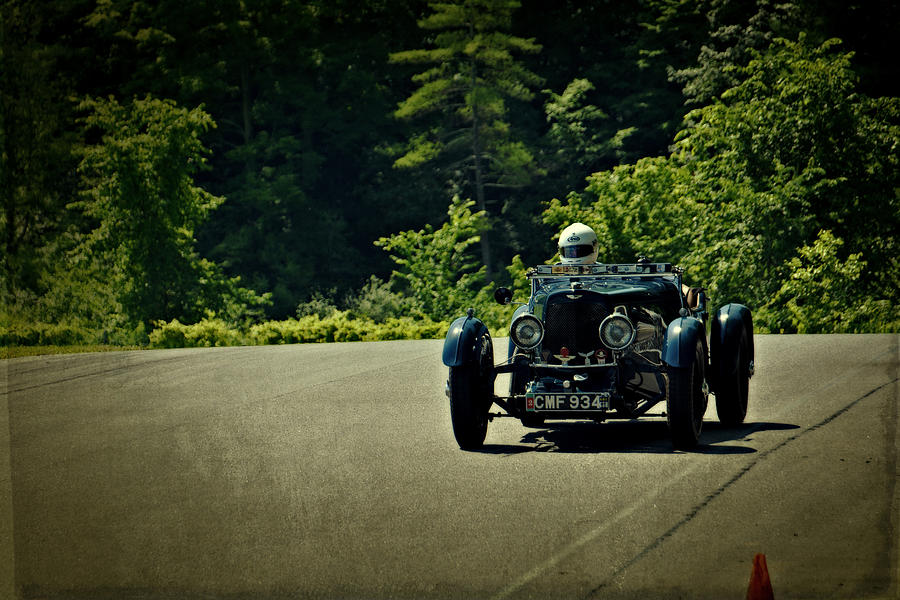 Vintage Aston Martin Race Car Photograph by Mike Martin - Fine Art America