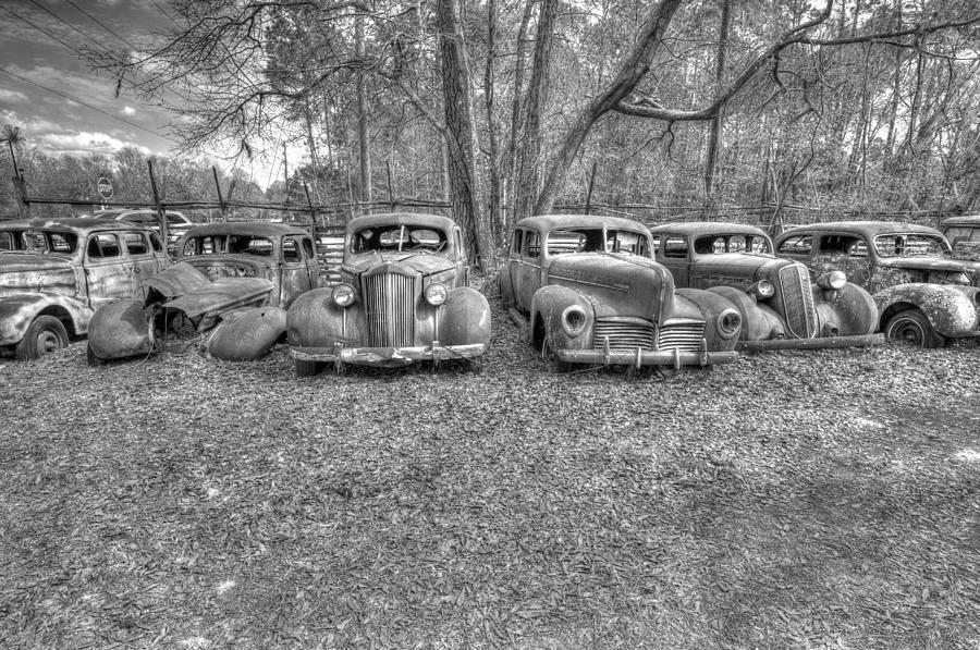 Vintage Auto Graveyard Photograph by Valerie Cason