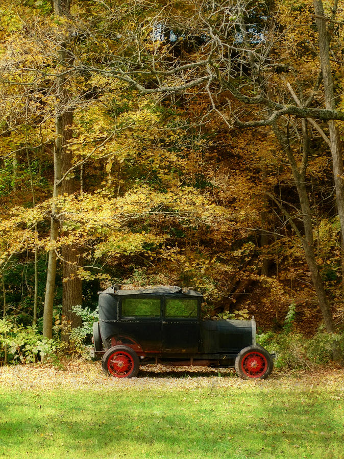Vintage Photograph - Vintage Autumn 2 by Dark Whimsy