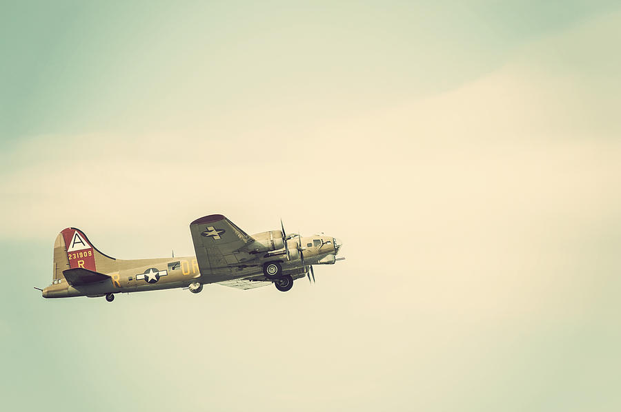 Vintage B-17 Flying Fortress Photograph by Terry DeLuco
