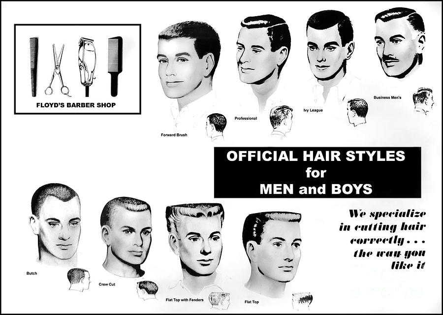 Vintage Barber Haircut Poster Photograph by Action