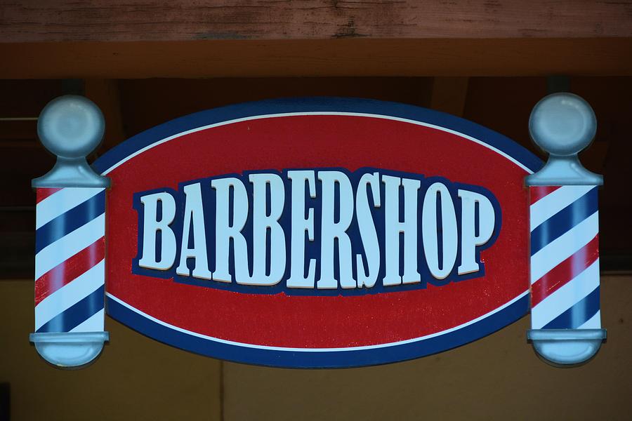 Vintage Barber Shop Sign Richard Jenkins 