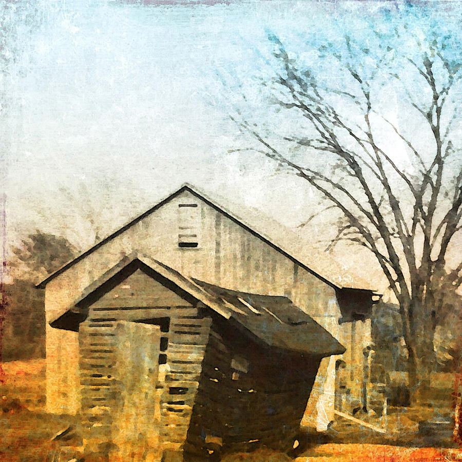 Vintage Barn Painting by Patricia Januszkiewicz