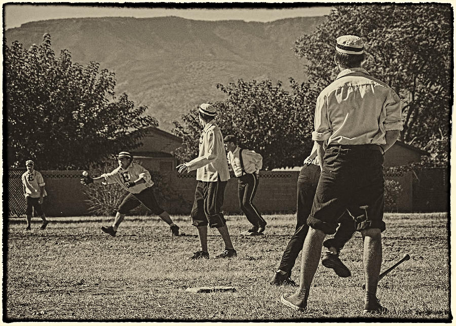Vintage Baseball Photograph by Priscilla Burgers