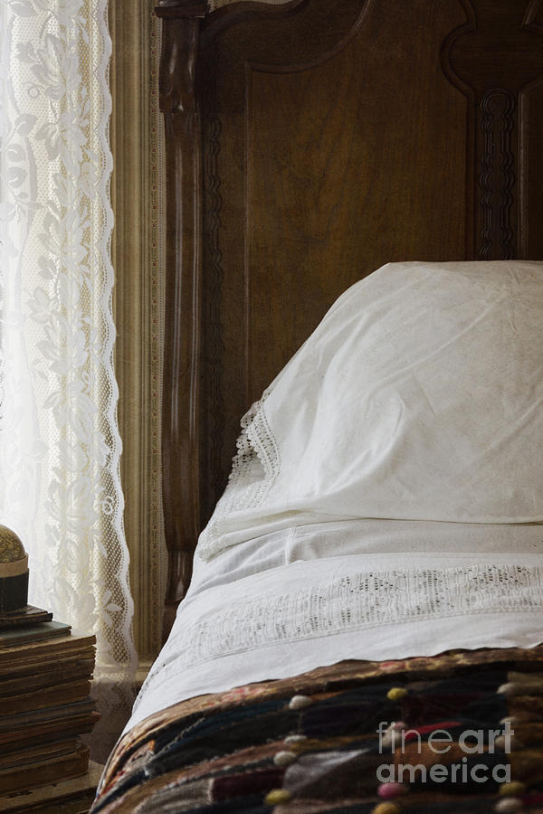 Vintage Photograph - Vintage Bedding by Margie Hurwich