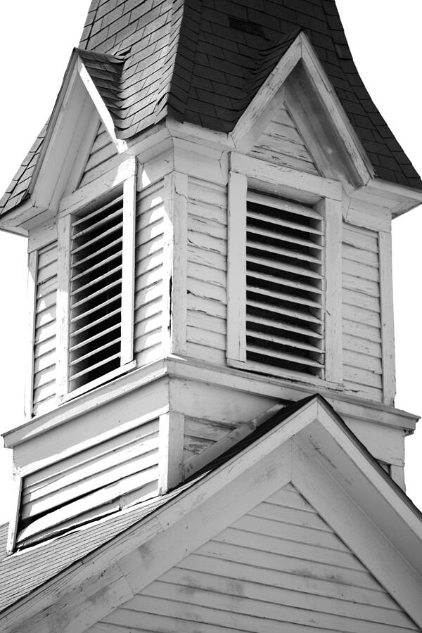 Vintage Belfry. Liberty Baptist Church 1900. Independence Texas Photograph by Connie Fox