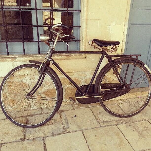 Vintage Photograph - Vintage Bicycle by Theano Exadaktylou