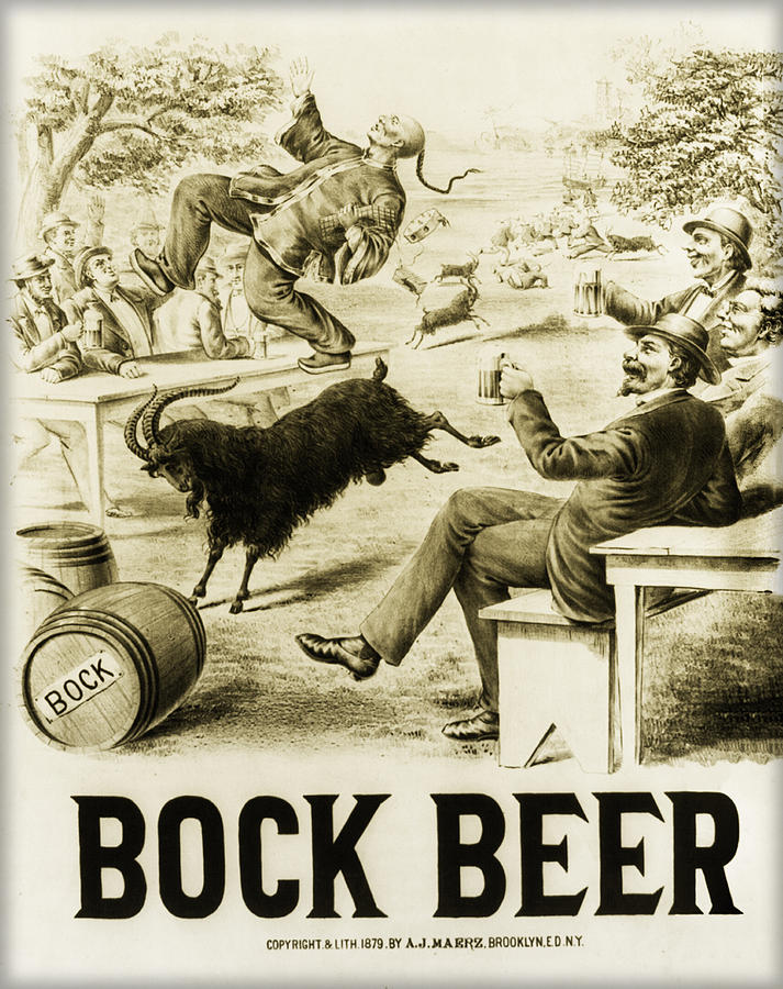 Beer Photograph - Vintage Bock Beer - 1879 by Bill Cannon