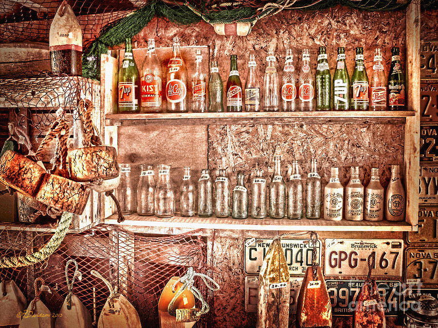 Vintage Bottle Collection Photograph by Pat Davidson