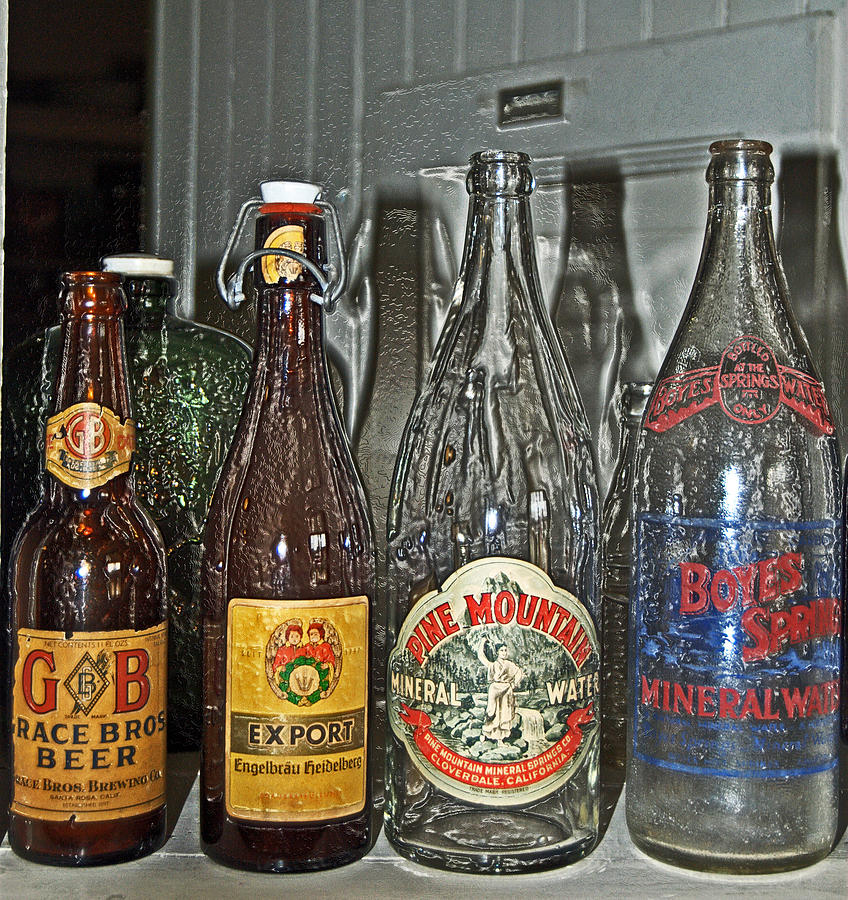 Vintage Bottles Photograph by Caroline Stella