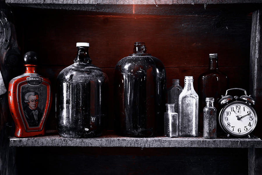 Vintage Bottles Photograph by Levin Rodriguez