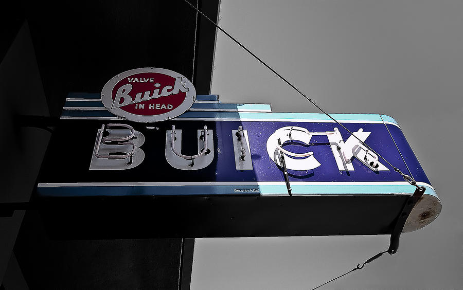 Vintage Buick Sign Photograph by Michael White