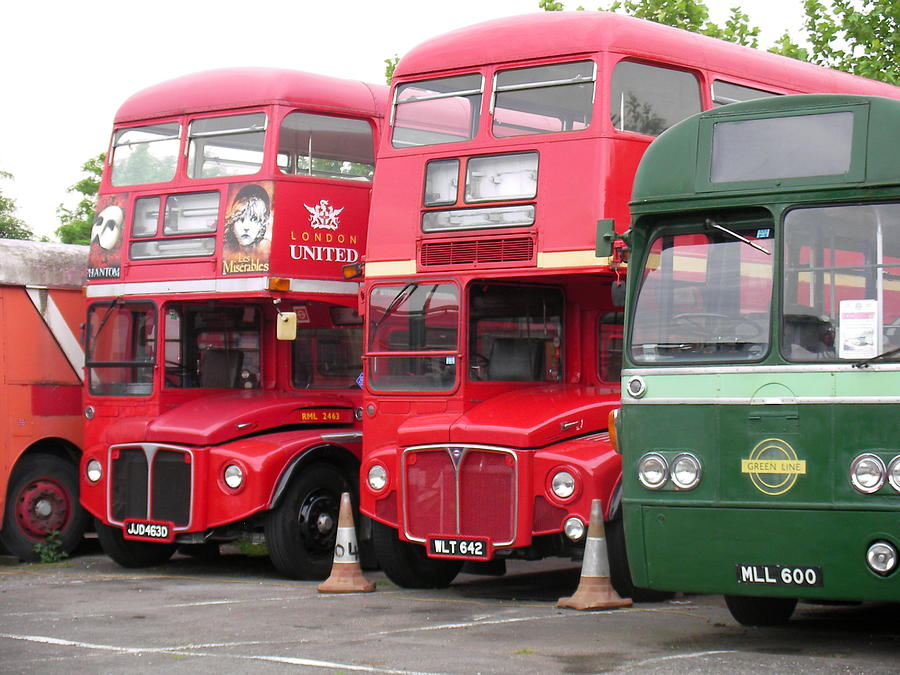 Vintage Buses Photograph by Wendy Le Ber - Fine Art America