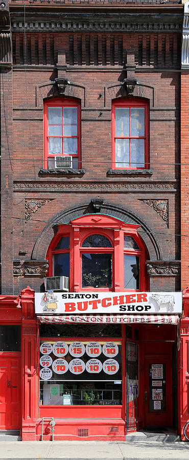 Vintage Butcher Shop 1 Photograph by Andrew Fare