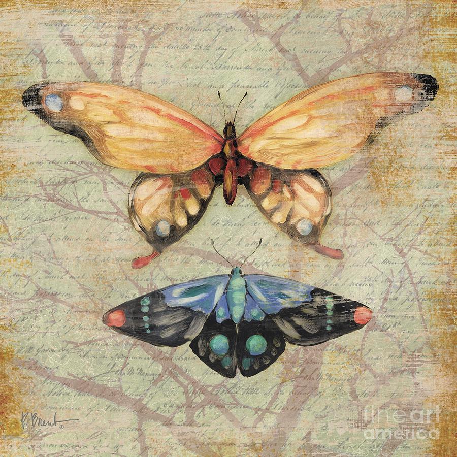 Nature Painting - Vintage Butterfly II by Paul Brent