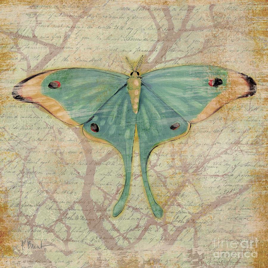Nature Painting - Vintage Butterfly IV by Paul Brent