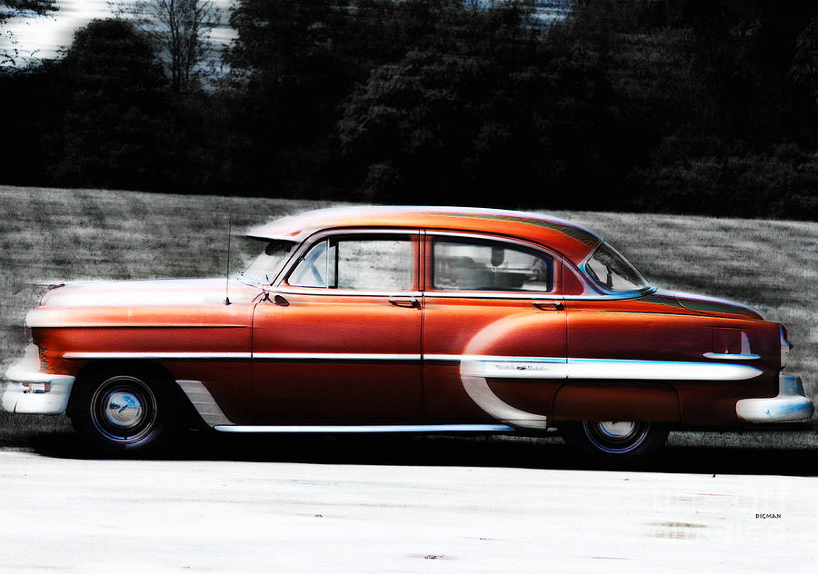 Car Photograph - Vintage By Bel Air by Steven Digman Car Photograph - Vintage By Bel Air by Steven Digman