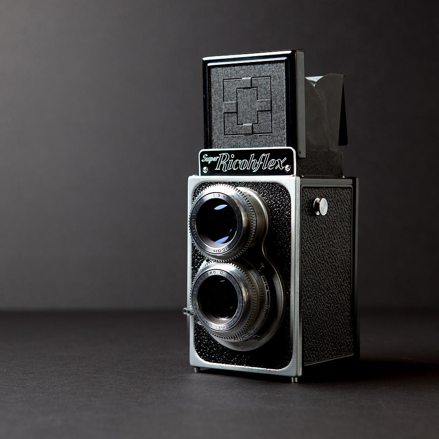 Camera Photograph - Vintage Camera by Art Block Collections