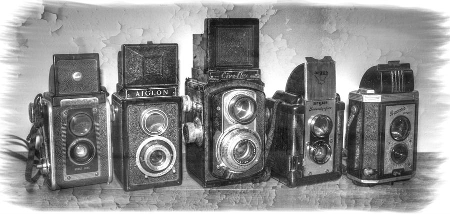 Vintage Cameras Photograph by Keith Hawley