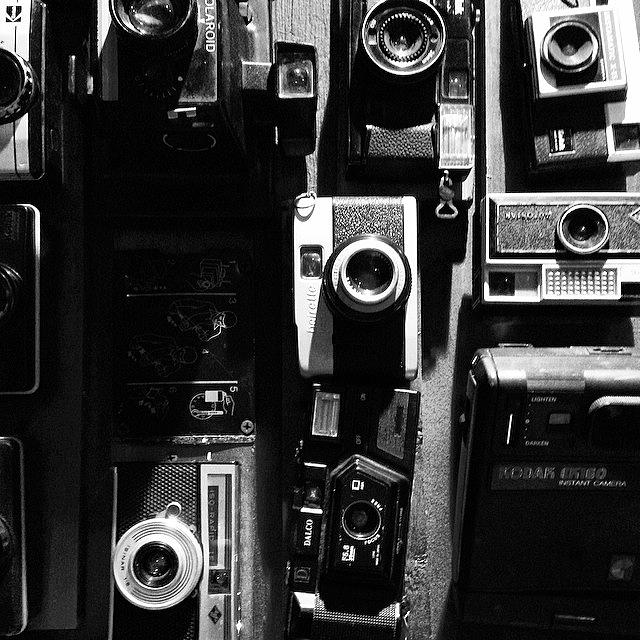 Vintage Photograph - #vintage #cameras #walldecor by Amy Fox