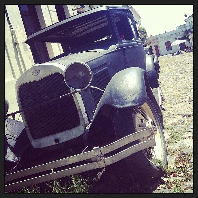 Vintage Photograph - #vintage #car #colonia by Darren O Dea