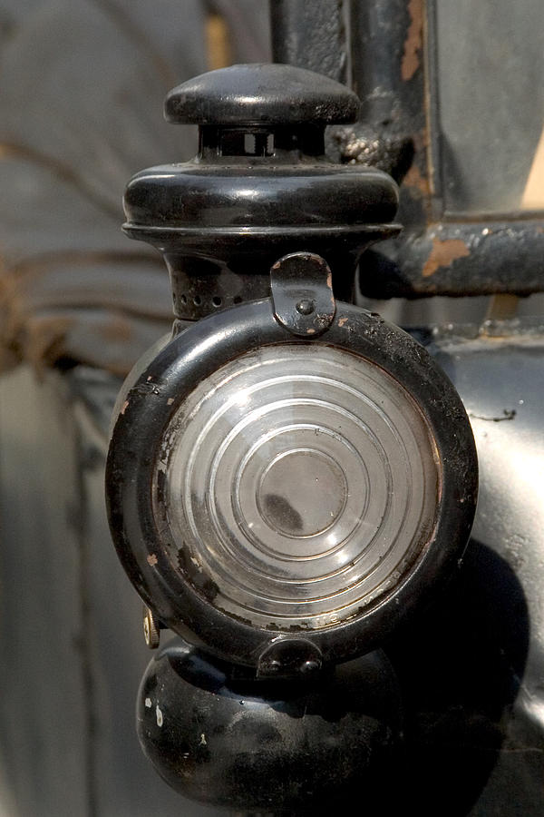Vintage Car Headlight 6807 Photograph by Brent L Ander